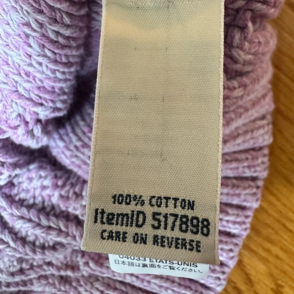 L.L. Bean Double L cable knit sweater - Picture 4 of 4